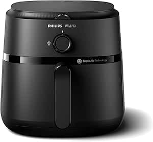 Fritadeira Airfryer Série 1000 XL, Philips Walita, 6,2 litros, Tecnologia RapidAir, Preta, 2 anos de garantia, 220v - NA130/09
