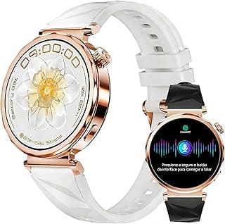 Smartwatch feminino Relógio inteligente Digital de 1.32" Full Touch com rastreador de condicionamento físico, atende/faz chamadas com mais de 120 modos esportivos,Compatível com Android iOS